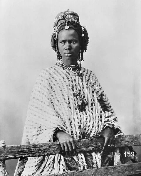 Senegalese woman, c. 1900 (b  /  w photo)