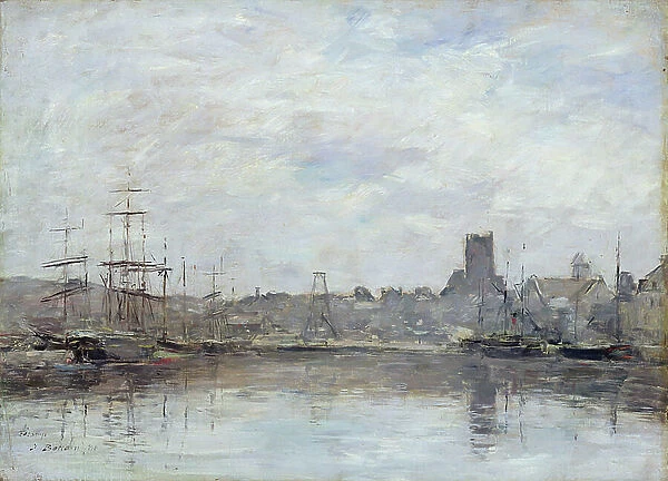 September Morning: Port of Fecamp, 1880 (oil on canvas)