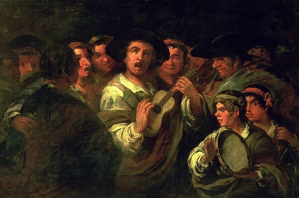 The Serenaders (oil on canvas)