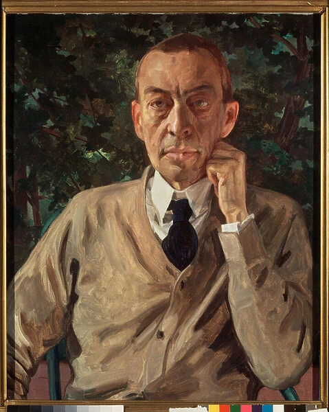 Sergei Rachmaninoff, 1925 (oil on canvas)