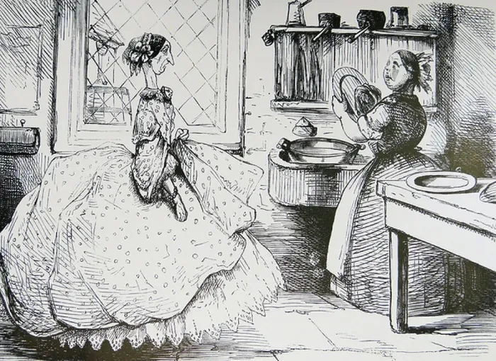 Framed Print : The Servant Problem, 1860 Framed Print : The Servant Problem, 1860