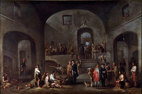 The seven works of corporal misericorde: 'the visit of prisoners'