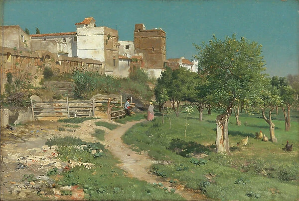 From Sevilla in Spain, 1882 (oil on wood)