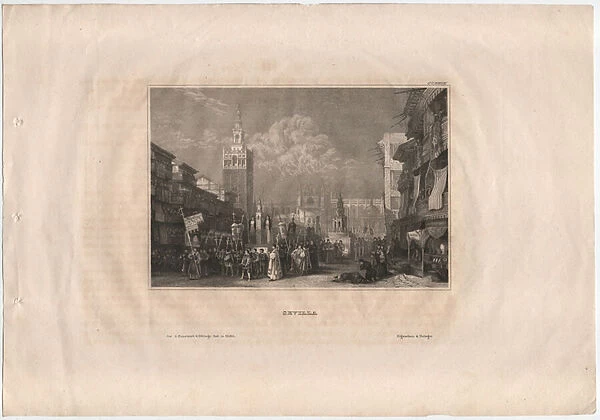 Seville, 1838 (engraving)