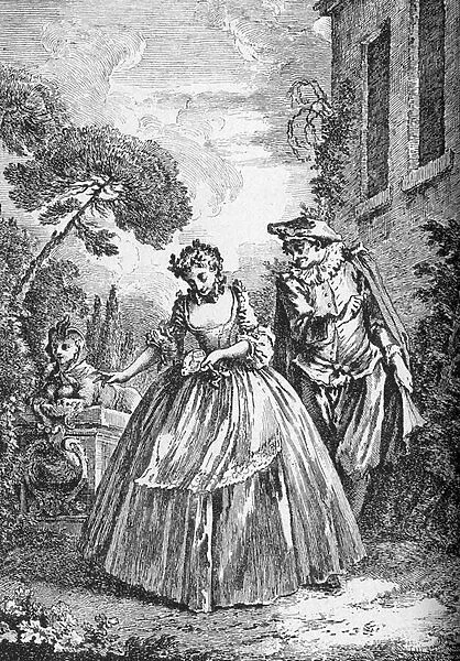 Sganarelle, the Imaginary Cuckold, 1896 (engraving)