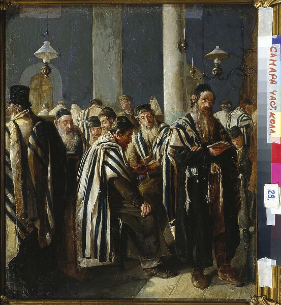 Shabbat Prayer, 1894 (oil on canvas)