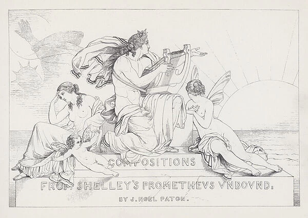 Shelleys Prometheus Unbound (engraving)