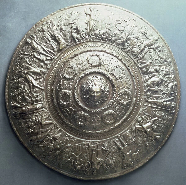 Shield with the head of Medusa, 1552 (silver)