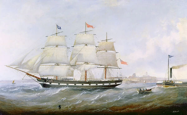 The Ship Salacia at the Mouth of the Tyne