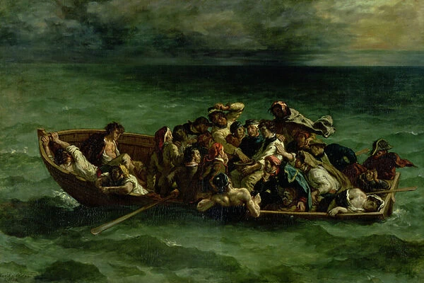The Shipwreck of Don Juan, 1840 (oil on canvas) (see also 14443)