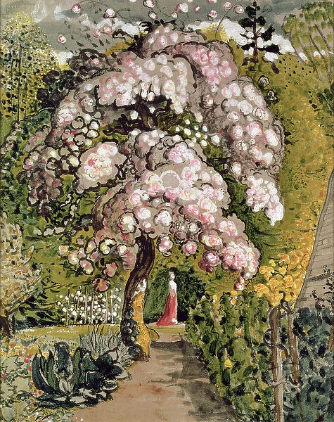 In a Shoreham Garden, c. 1830 (w  /  c)