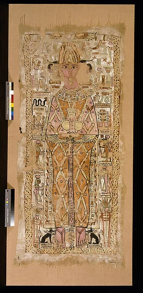 Shroud depicting the deceased, a man named Nespatawi, as Osiris