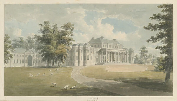 Shugborough Hall: water colour painting, nd [?late 18th cent] (painting)