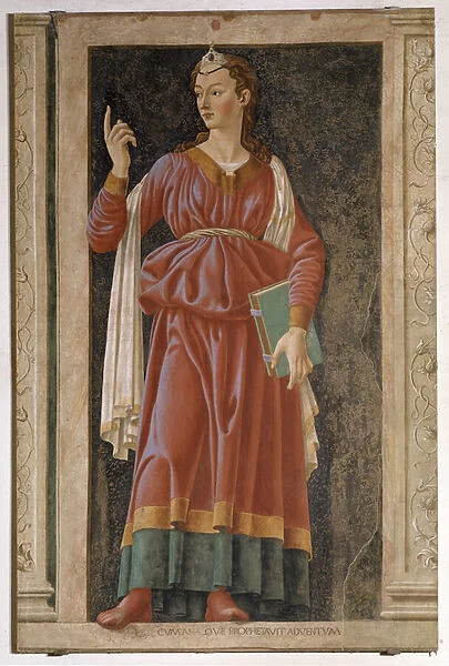 The Sibyl of Cumae (Fresco, 15th century)