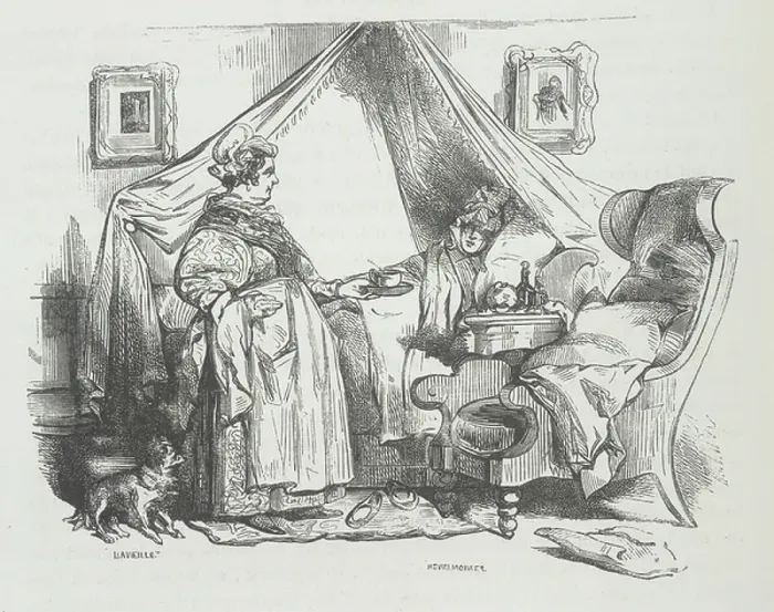 Framed Print : Sick-bed. BL3280368 Sick-bed; British Library, London, UK; (add.info.