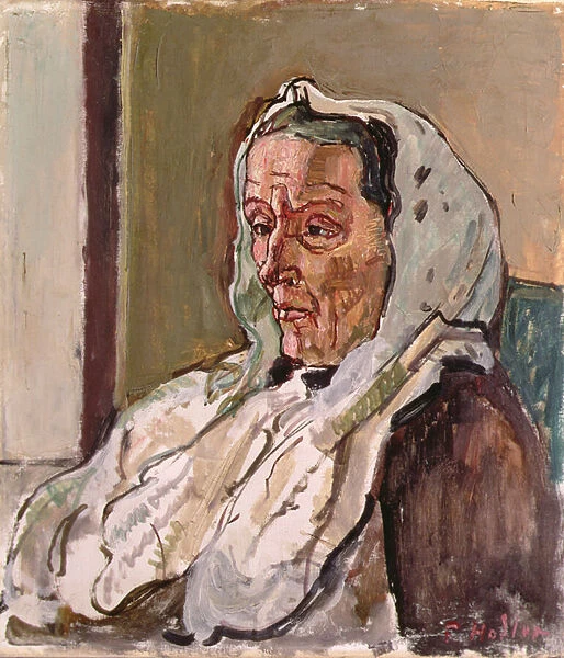 The Sick Esther Jacques, 1917 (oil on canvas)