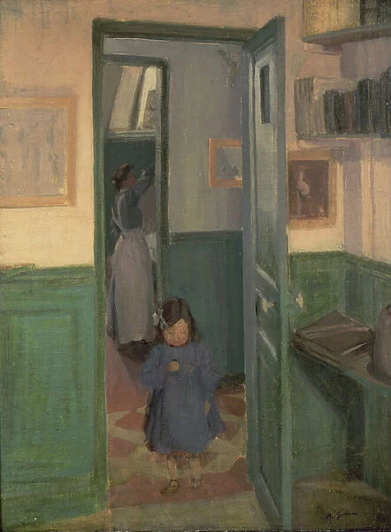 In Sickerts House, 1907 (oil on canvas)