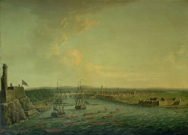 The Siege of Havana in 1762, 1767 (oil on canvas)