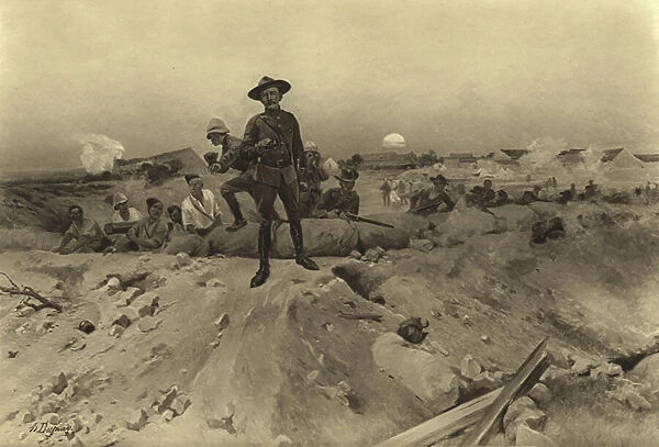 Siege of Mafeking, 1900 (gravure)