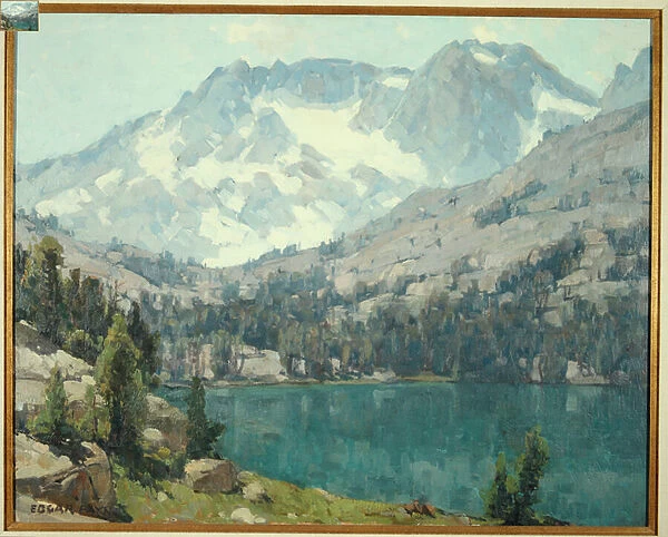 Sierra Lake (oil on canvas)