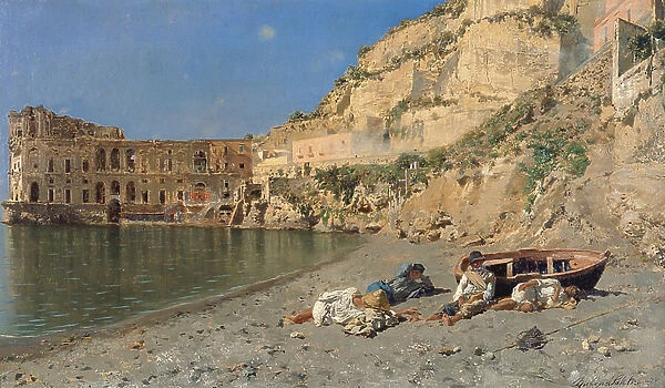 A Siesta in Sunshine, 1878 (oil on canvas)