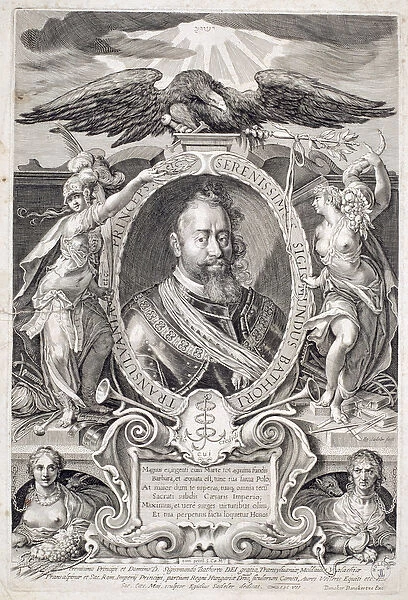Sigismund Bathory (1572-1613) 1607 (engraving)