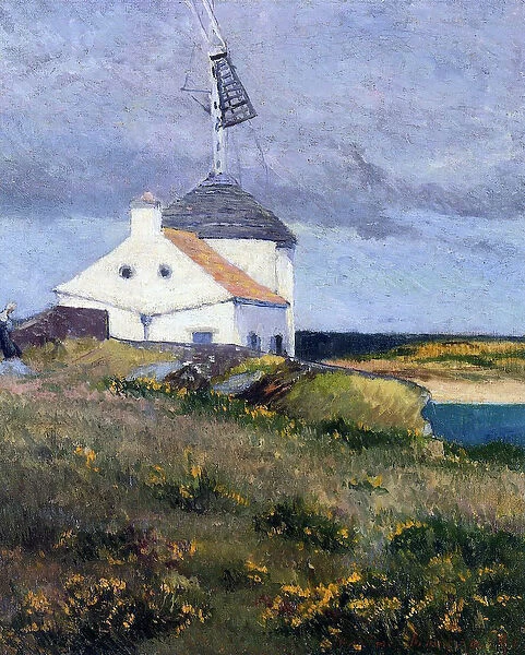 The Signal Tower, Brittany, 1911 (oil on canvas)