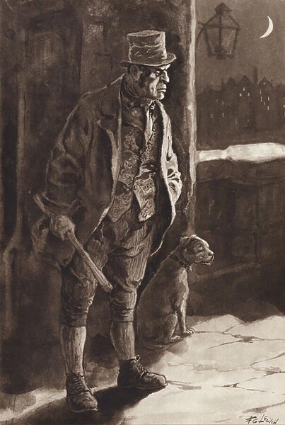 Bill Sikes from Oliver Twist, by Charles Dickens (gravure)