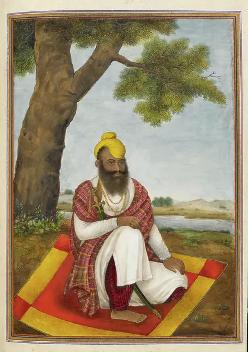 Framed Print : A Sikh. BL3306815 A Sikh.; British Library, London, UK; (add.info.