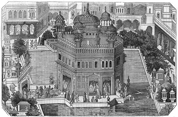 Sikhism: view of the Golden Temple (Harmandir Sahib), the cultural center of Sikh