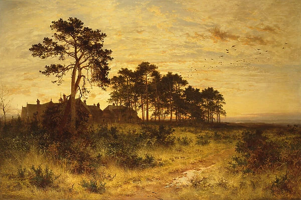 The Silent Evening Hour, 1900 (oil on canvas)