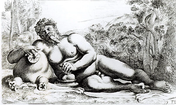Silenus, c. 1653 (etching) (b  /  w photo)
