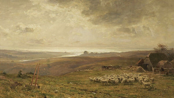 The Silver Lining of the Cloud, 1890 (oil on canvas)