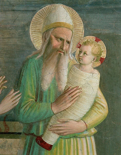 Simeon with the Christ Child, detail from The Presentation in the Temple