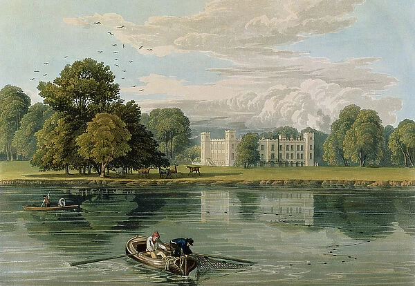Sion House, engraved by Robert Havell (1769-1832) 1815 (colour engraving)