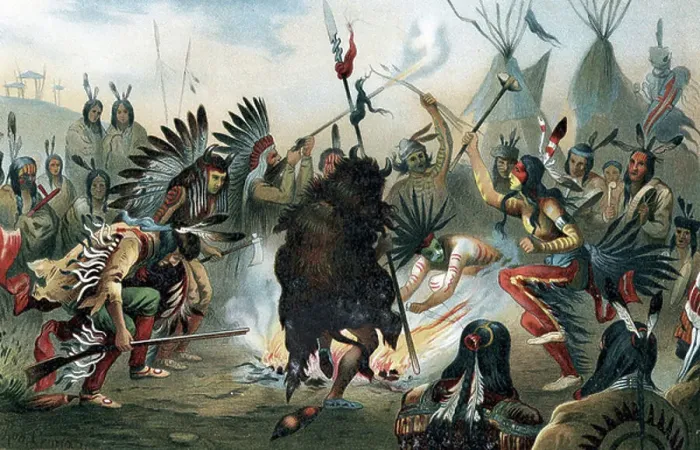 Framed Print : Sioux war dance Framed Print : Sioux war dance