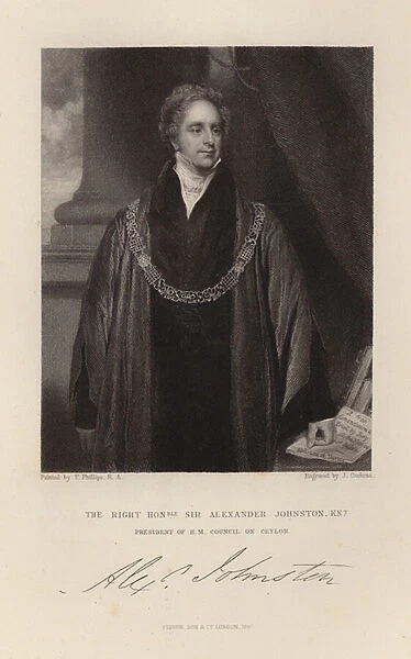 Sir Alexander Johnston (engraving)