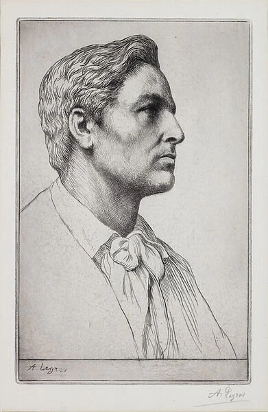 Sir Charles Holroyd (1861-1917) artist (etching)