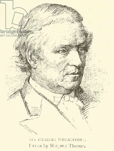 Sir Charles Wheatstone (engraving)