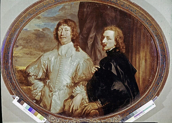 Sir Endymion Porter and Van Dyck, 1635-36 (oil on canvas)