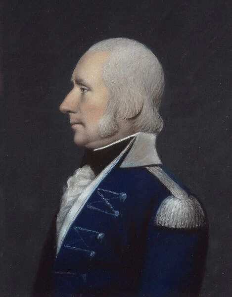 Sir G. Dunbar (pastel on grey paper)