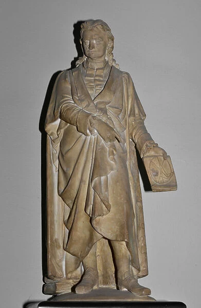 Sir Isaac Newton, 1857 (plaster maquette)
