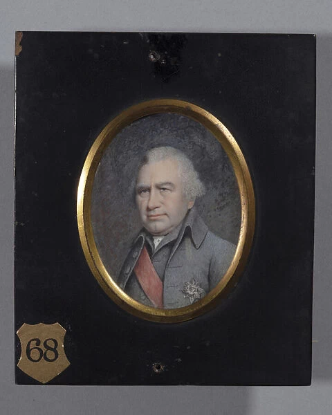 Sir Joseph Banks, probably 1803 (w  /  c on ivory)