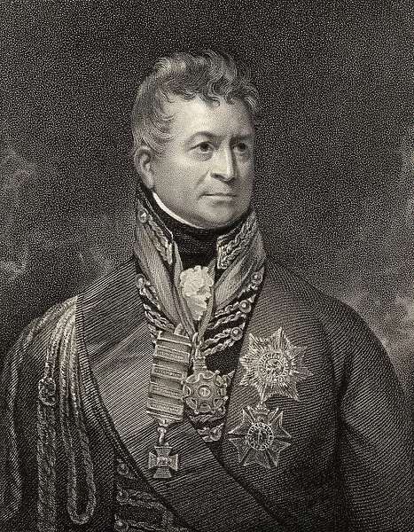 Sir Thomas Picton, engraved by Peltro William Tomkins (1760-1840), from National