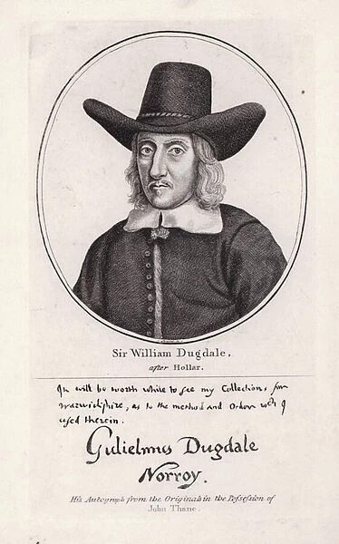 Sir William Dugdale (engraving)