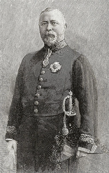 Sir William Henry White, 1845 -1913. British warship designer and Chief Constructor at the Admiralty. From The Strand Magazine published 1897