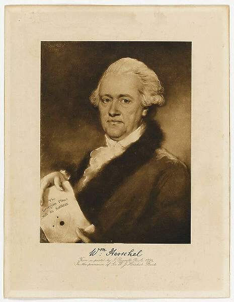 Sir William Herschel (1738-1822) (photogravure)