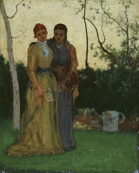 The Sisters, 1882 (oil on millboard)