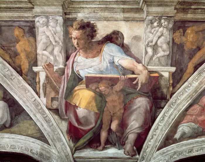 Framed Print : Sistine Chapel Ceiling: The Prophet Daniel, c. 1508-10 (fresco) Framed Print : Sistine Chapel Ceiling: The Prophet Daniel, c. 1508-10 (fresco)