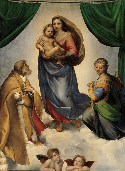 The Sistine Madonna. c. 1512